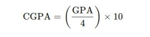 8.88 cgpa to gpa